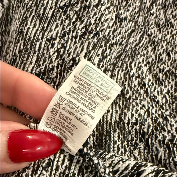 Patterned Gray Open-Front Sweater - Picture 11 of 12